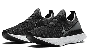 Nike React Infinity Run Flyknit BlackWhite - 4
