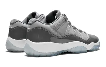 Nike Air Jordan 11 Retro Low Cool Basketball shoes Grey - 5