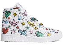 Фото № 1 с приближением к товару «‎adidas Forum 84 Hi Jeremy Scott Monogram Graffiti»
