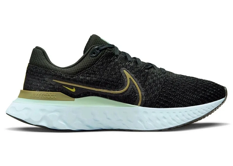 Фото № 1 с приближением к товару «‎Nike React Infinity Run Flyknit 3 Night Forest Green Glacier Blue»