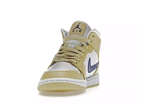 Фото № 4 с приближением к товару «‎Jordan 1 Mid Lemon Wash Lapis »