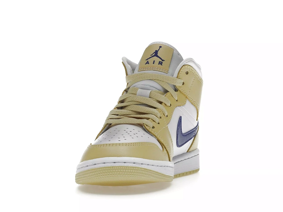 Фото № 4 с приближением к товару «‎Jordan 1 Mid Lemon Wash Lapis »