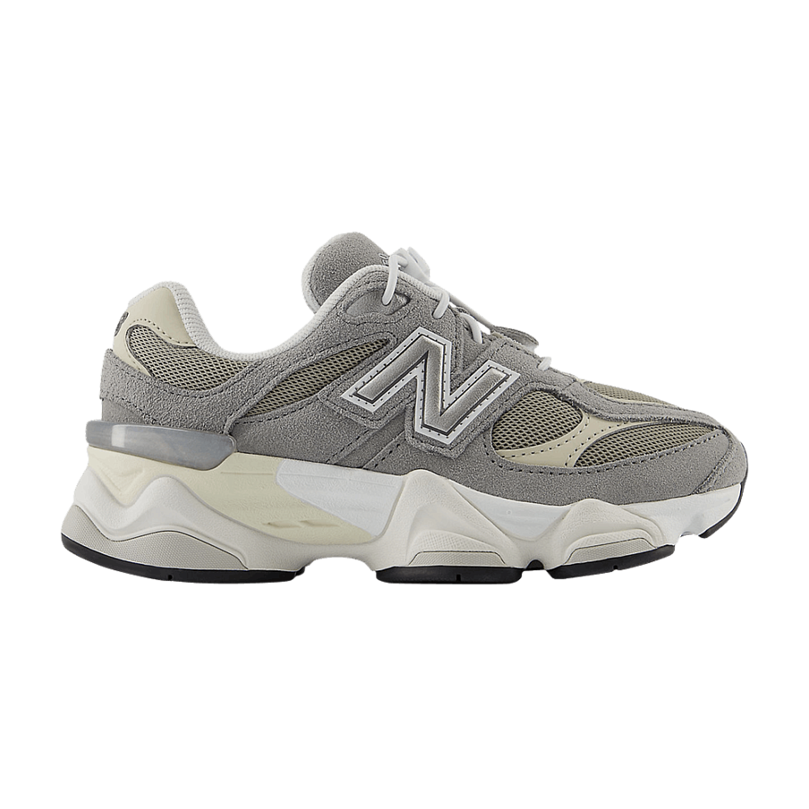 Фото № 1 с приближением к товару «‎New Balance 9060 Bungee Lace Little Kid Wide Slate Grey Timberwolf»