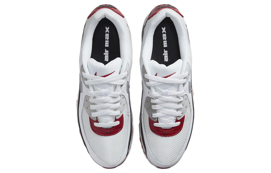 Фото № 4 с приближением к товару «‎Nike Air Max 90 Sneaker WhiteRed»