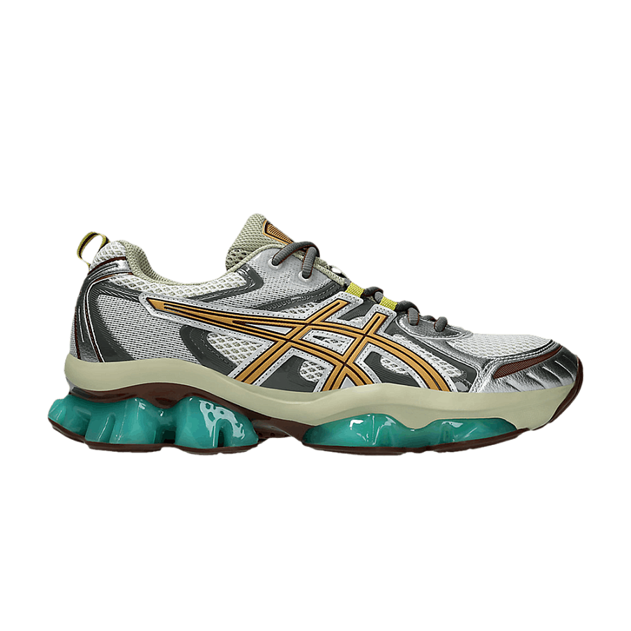 Фото № 1 с приближением к товару «‎ASICS Gel Quantum Kinetic White Khaki (1203A270-102)»