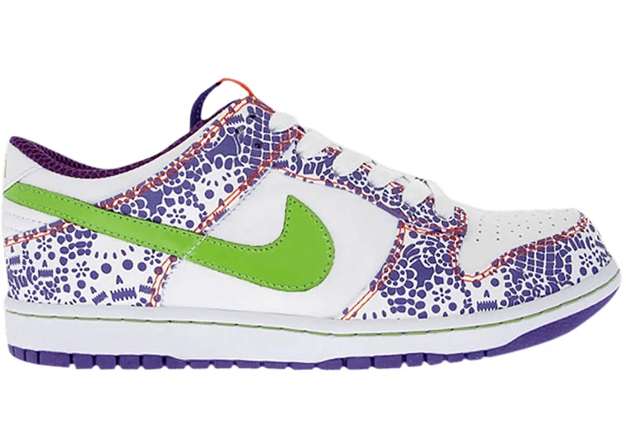 Фото № 1 с приближением к товару «‎Nike Dunk Low Premium Day of The Dead White»