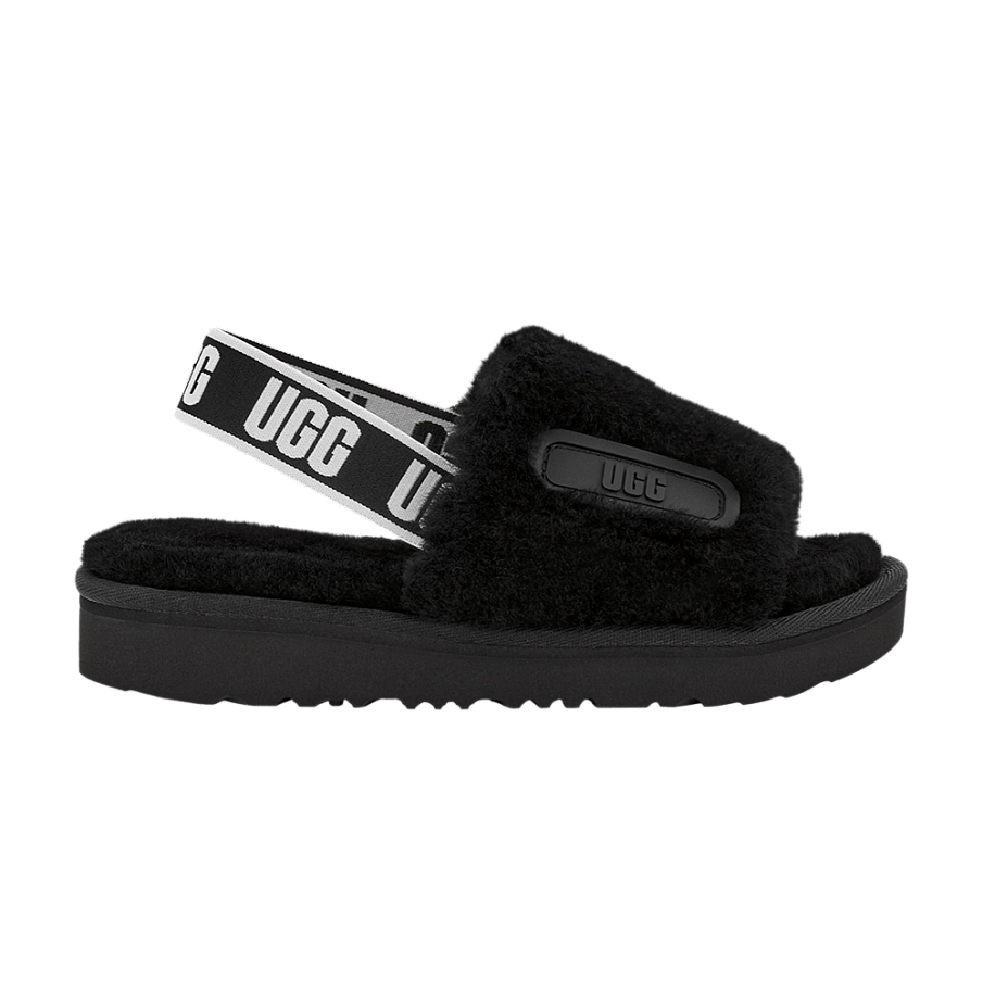 Фото № 1 с приближением к товару «‎UGG Disco Slide Kids Black»