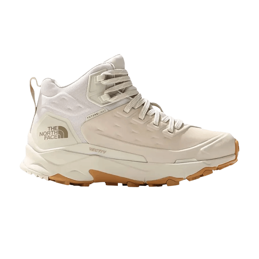 Фото № 1 с приближением к товару «‎The North Face Women's Vectiv Exploris Mid Futurelight Leather Sandstone Gum»
