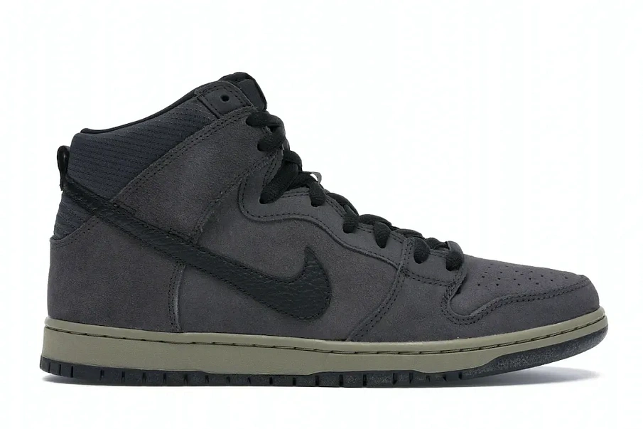 Фото № 1 с приближением к товару «‎Nike SB Dunk High Anthracite Matte Olve»