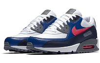 Фото № 3 с приближением к товару «‎Nike Air Max 90 Essential 'White Solar Red Obsidian'»