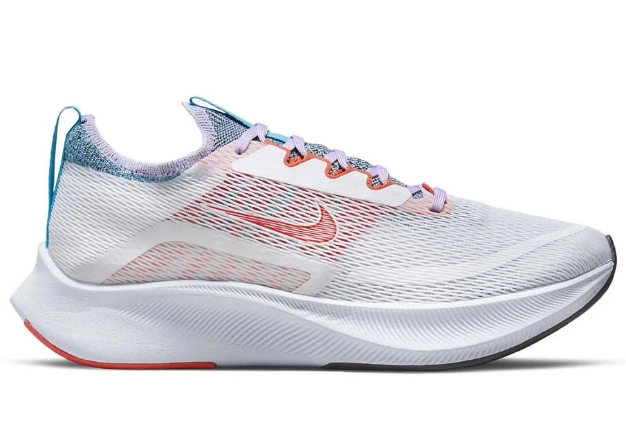 Фото № 1 с приближением к товару «‎Nike Zoom Fly 4 White Orange Lilac »