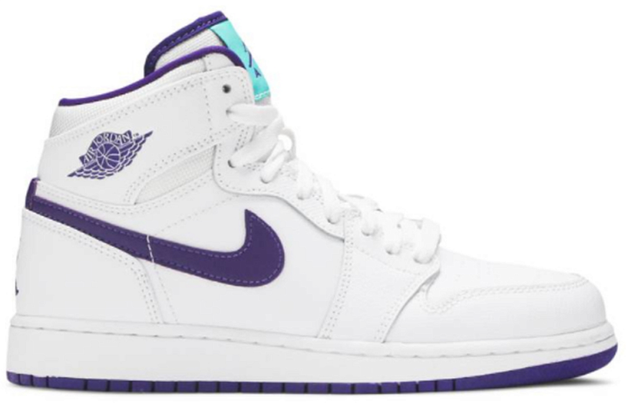 Фото № 2 с приближением к товару «‎Air Jordan 1 Retro High GG 'White Court Purple'»