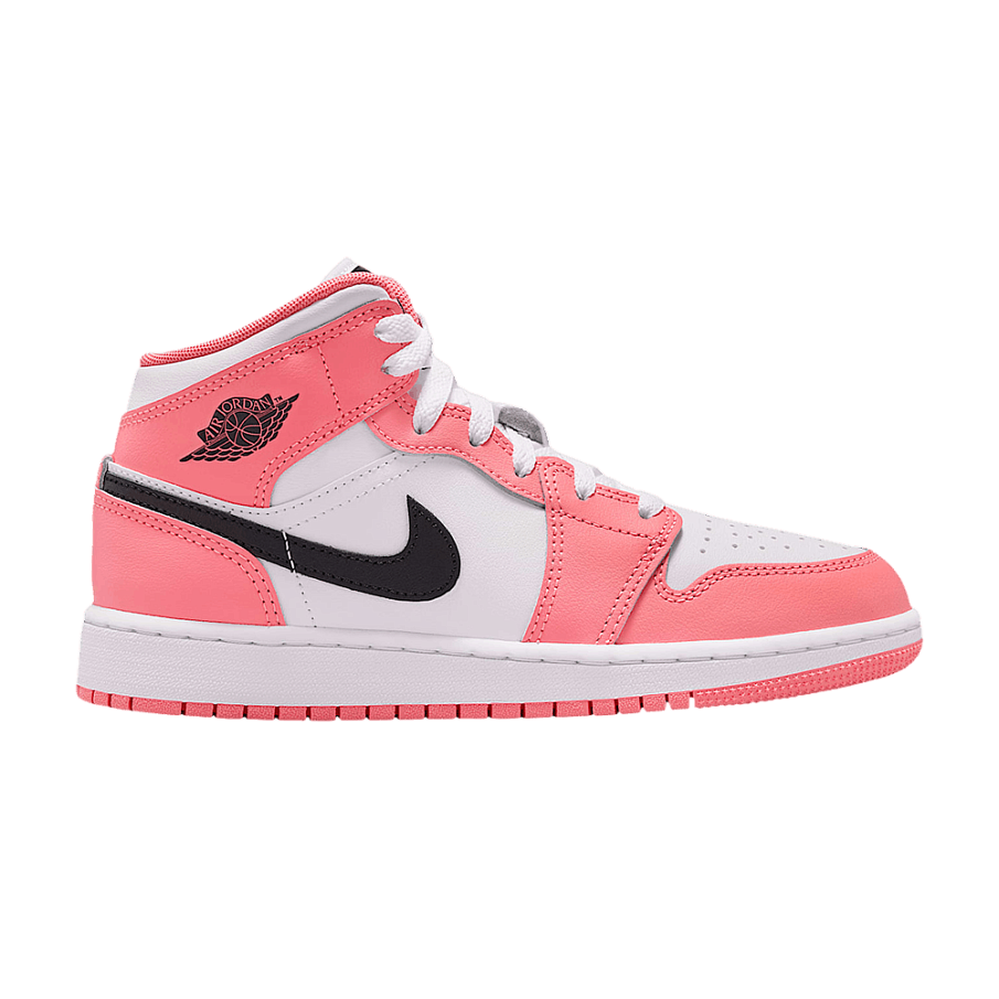 Фото № 1 с приближением к товару «‎Air Jordan 1 Mid GS Pink Gaze (DQ8423-602)»