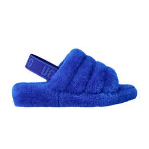 UGG Women's Fluff Yeah Slide Regal Blue Dazzling Blue