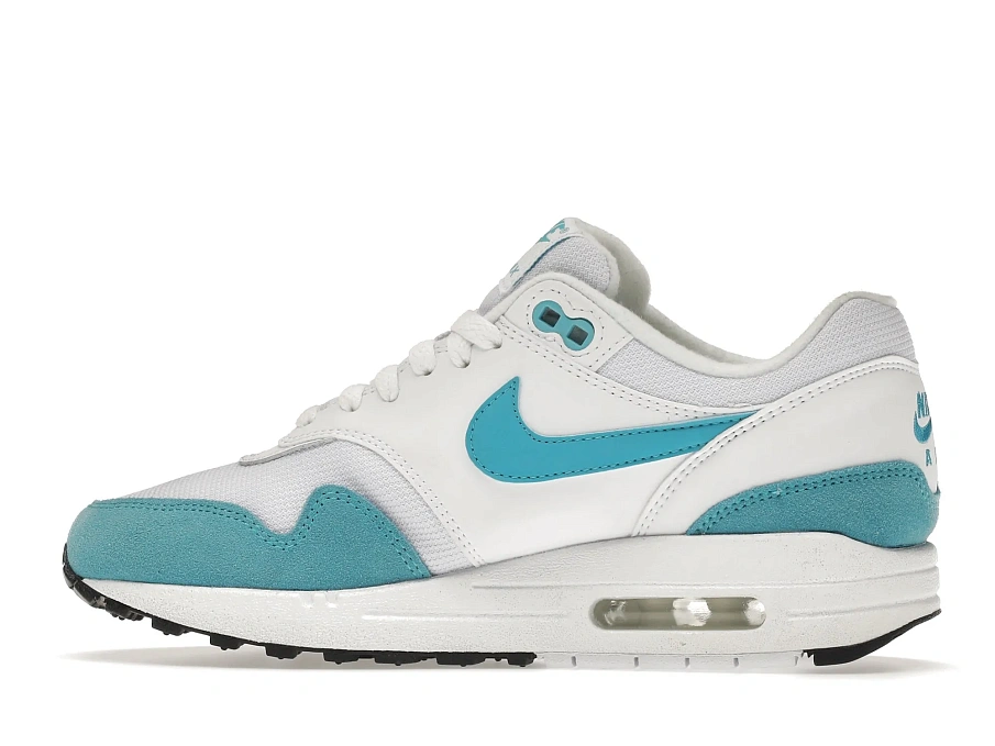 Фото № 5 с приближением к товару «‎Nike Air Max 1 White Light Blue Fury »