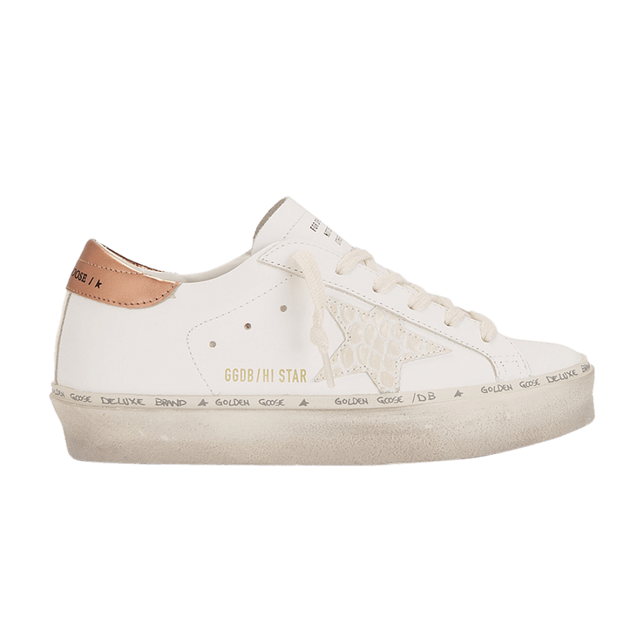 Фото № 1 с приближением к товару «‎Golden Goose Women's Hi Star White Butter Bronze»