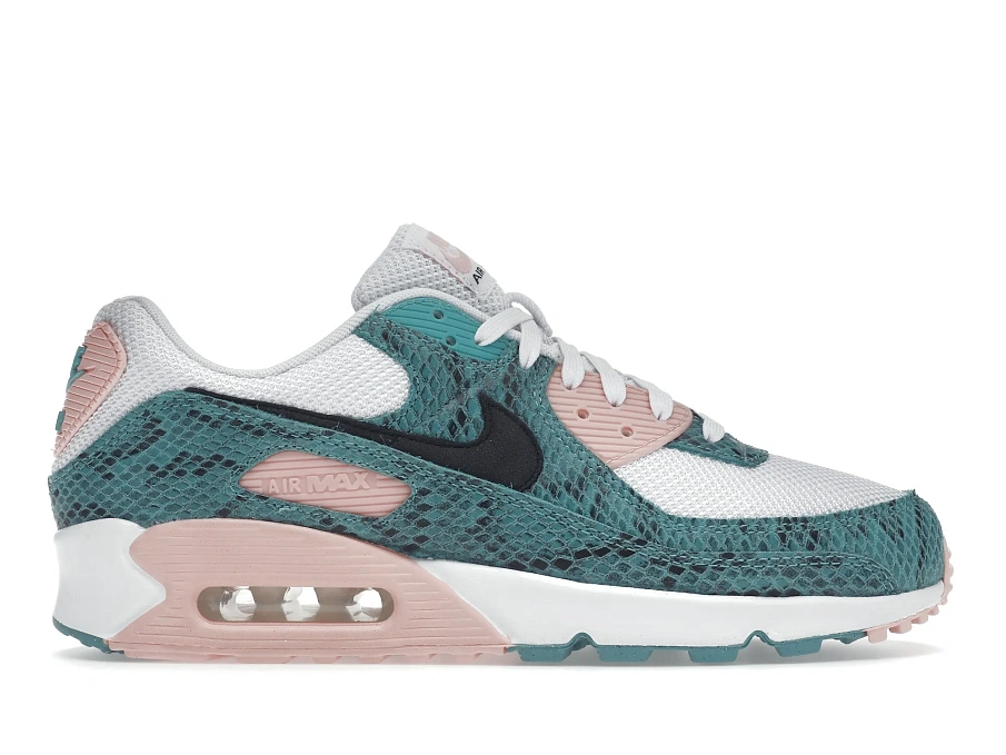 Фото № 1 с приближением к товару «‎Nike Air Max 90 Washed Teal Snakeskin»