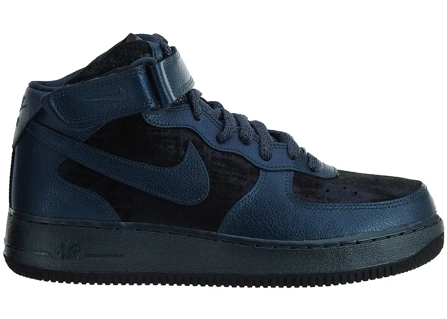 Фото № 1 с приближением к товару «‎Nike Air Force 1 Mid '07 PRM Metallic Armory Navy »