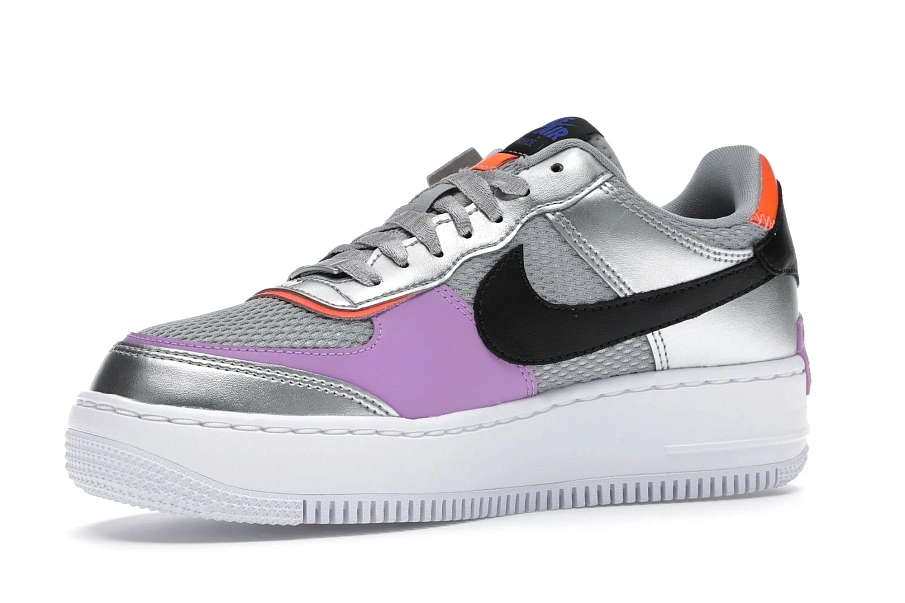 Фото № 3 с приближением к товару «‎Nike Air Force 1 Low Shadow Metallic Silver »