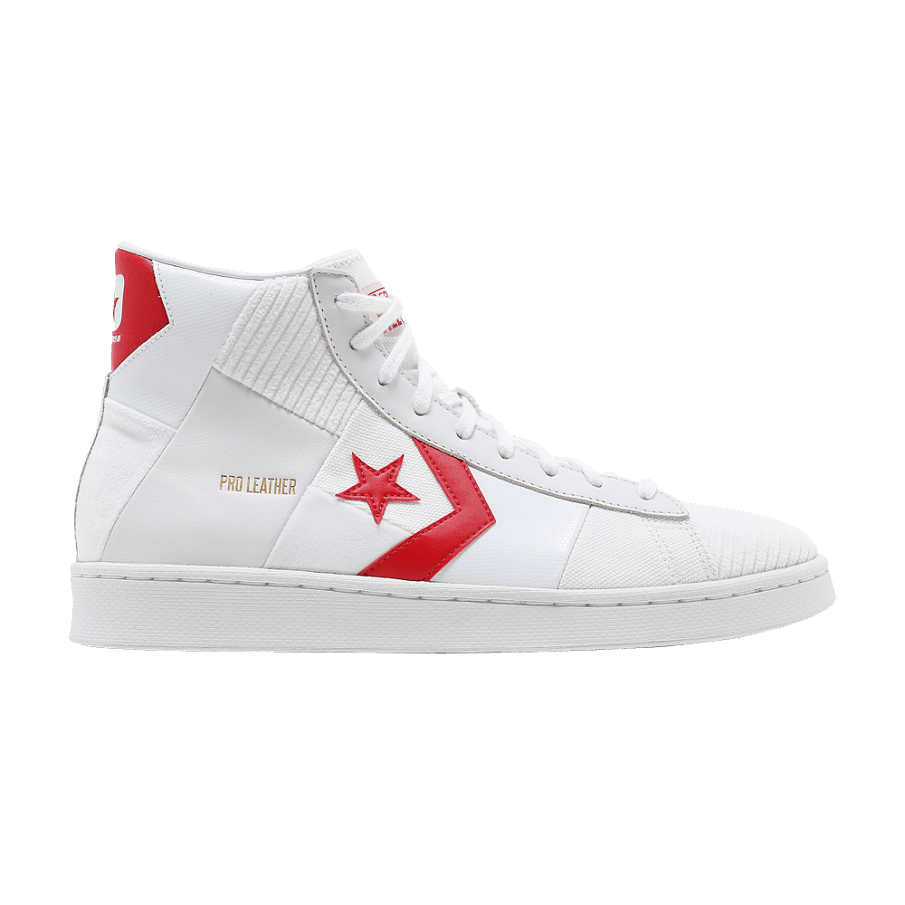 Фото № 1 с приближением к товару «‎Converse Pro Leather High Summer Drip - White University Red»