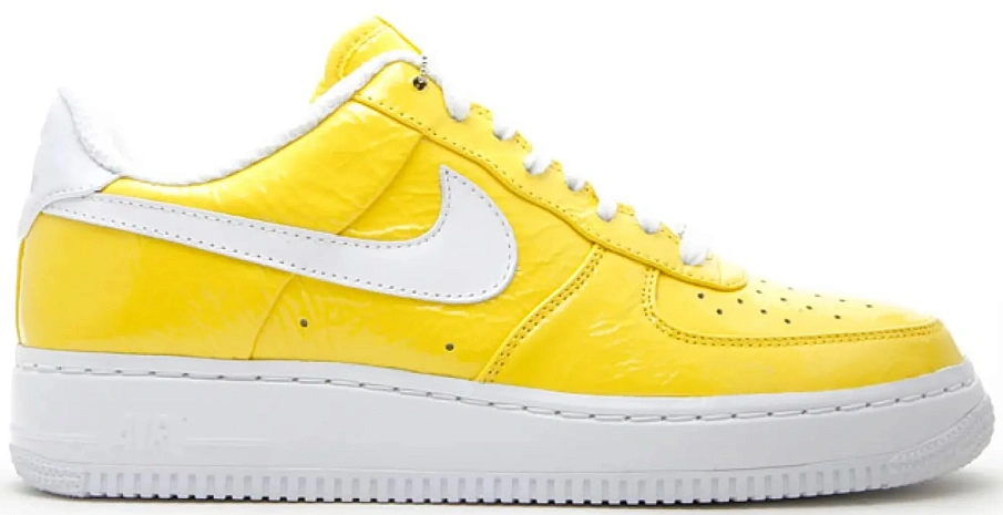 Фото № 1 с приближением к товару «‎Nike Air Force 1 Low Insideout Slam Jam Optical Pack Yellow»