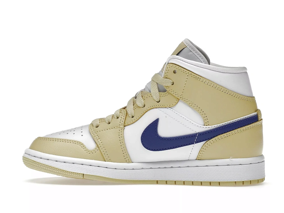 Фото № 2 с приближением к товару «‎Jordan 1 Mid Lemon Wash Lapis »
