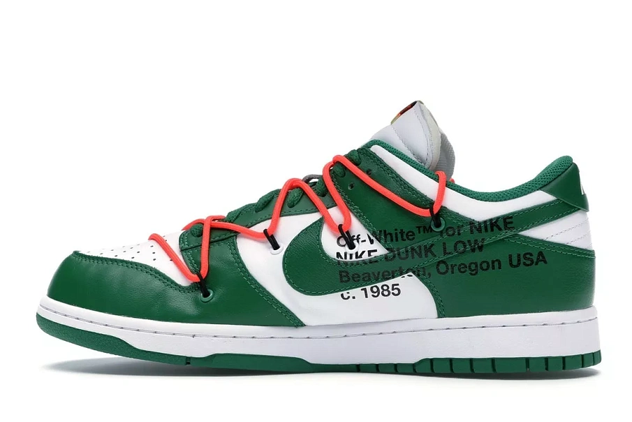 Фото № 3 с приближением к товару «‎Nike Dunk Low Off-White Pine Green»