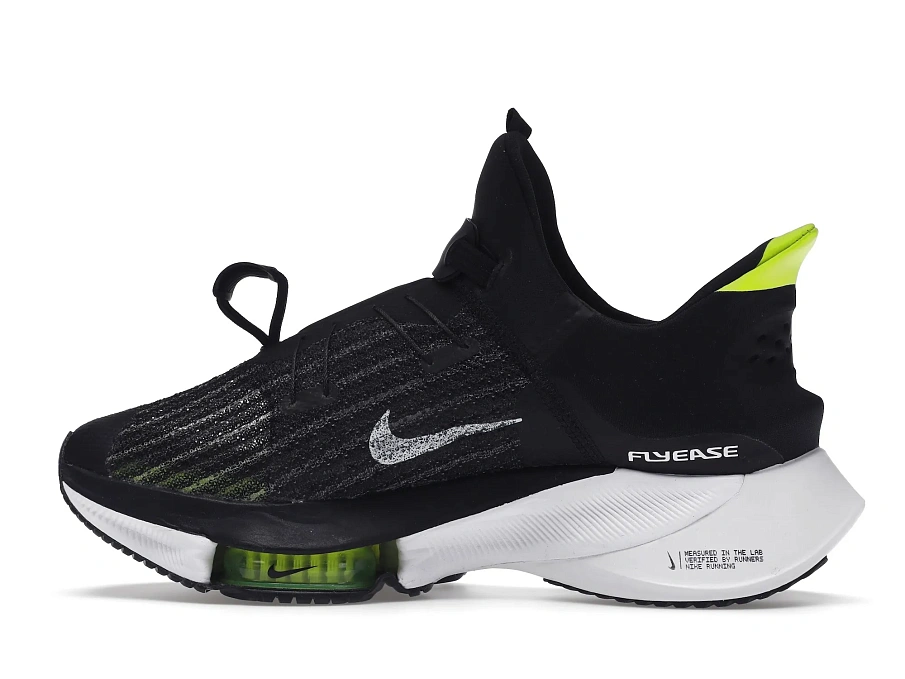 Фото № 5 с приближением к товару «‎Nike Air Zoom Tempo Next% FlyEase Black White Volt»