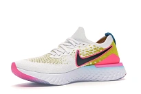 Фото № 3 с приближением к товару «‎Nike Epic React Flynit 1 White Pink Blast Citron»