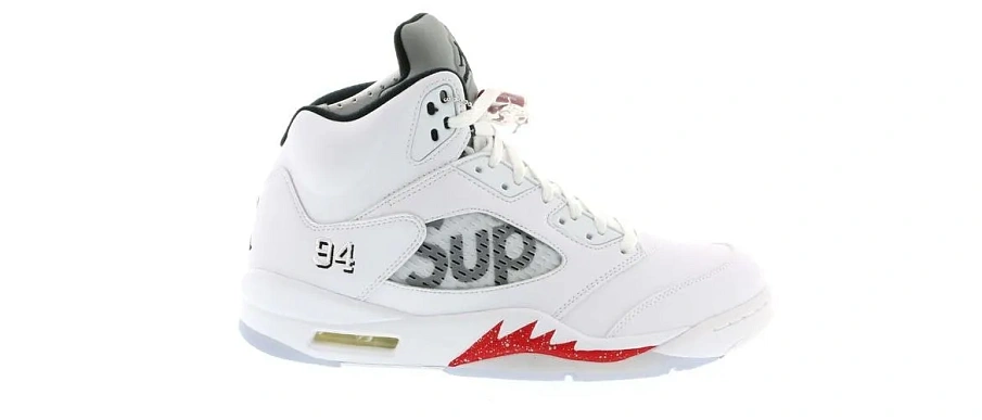 Фото № 1 с приближением к товару «‎Jordan 5 Retro Supreme White»