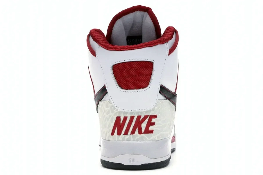 Фото № 4 с приближением к товару «‎Nike SB Paul Rodriguez 2 High White Varsity Red»