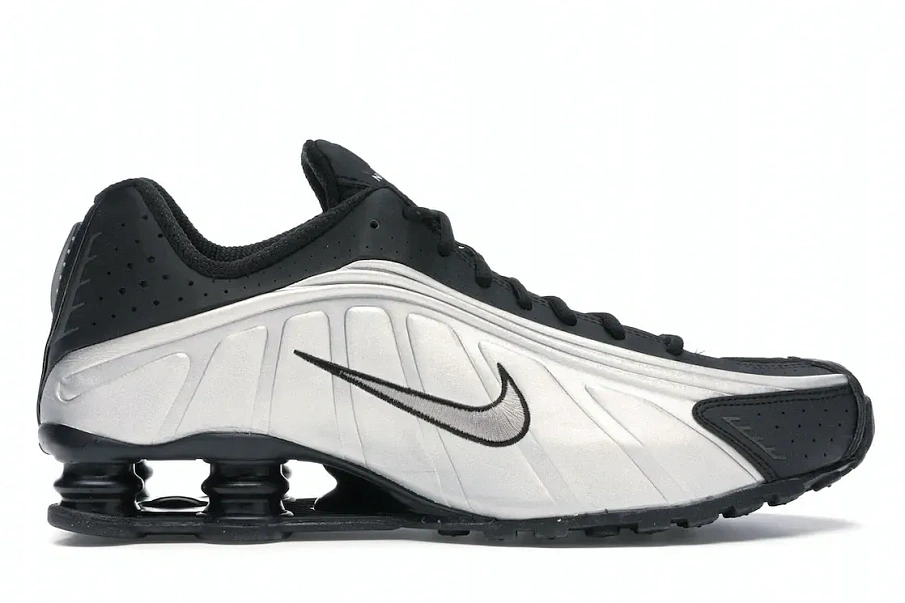 Фото № 1 с приближением к товару «‎Nike Shox R4 Black Metallic Silver»