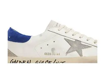 Golden Goose Superstar Snakeskin - White Blue - 3