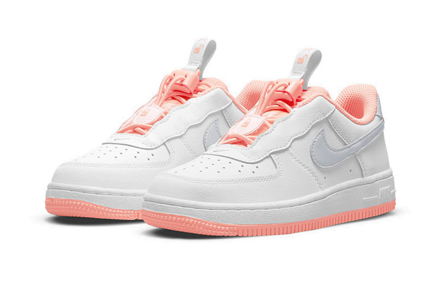 Фото № 3 с приближением к товару «‎Nike Force 1 Toggle PS 'White Crimson Bliss'»