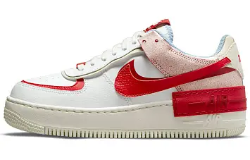 Nike Air Force 1 Low Shadow Skate shoes whiteredblue - 1