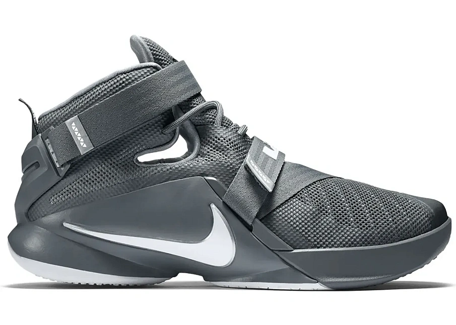 Фото № 1 с приближением к товару «‎Nike LeBron Soldier 9 Cool Grey White»