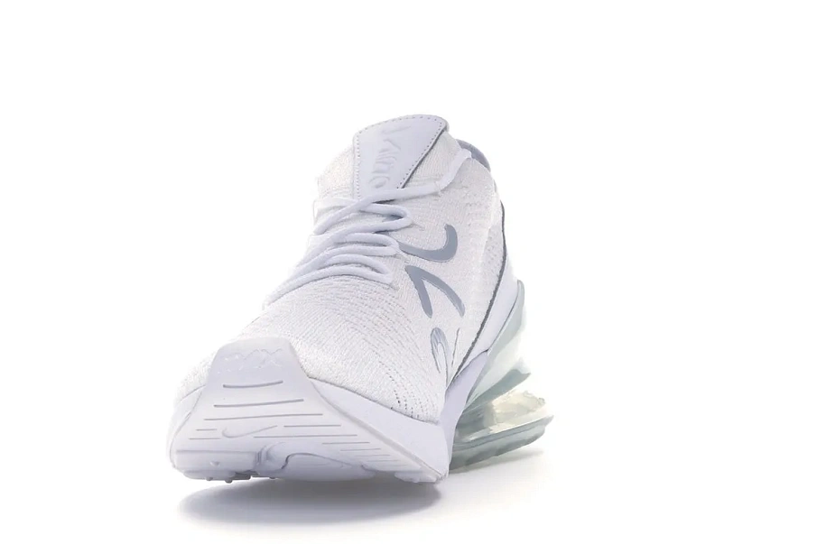 Фото № 5 с приближением к товару «‎Nike Air Max 270 Flyknit Triple White»