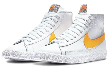 Nike Blazer Mid (GS) WhiteYellow - 4
