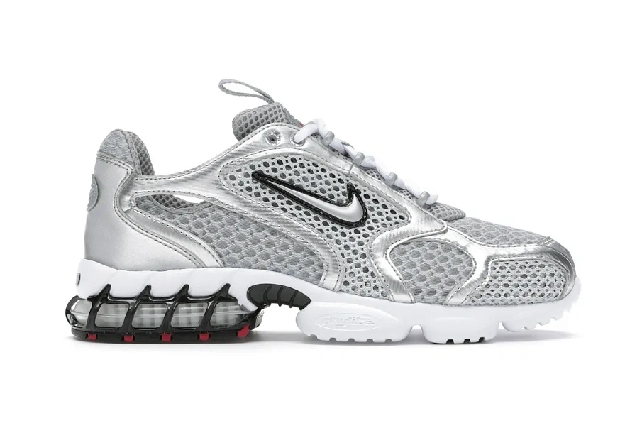 Фото № 1 с приближением к товару «‎Nike Air Zoom Spiridon Cage 2 Metallic Silver »