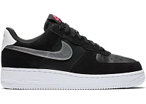 Фото № 1 с приближением к товару «‎Nike Air Force 1 Low Black Pink Blast Metallic Silver »