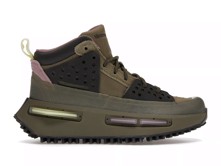 Фото № 1 с приближением к товару «‎adidas HU NMD S1 RYAT Pharrell Focus Olive»