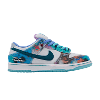 Фото № 1 с приближением к товару «‎Futura Laboratories x Nike Dunk Low SB Bleached Aqua Sample»