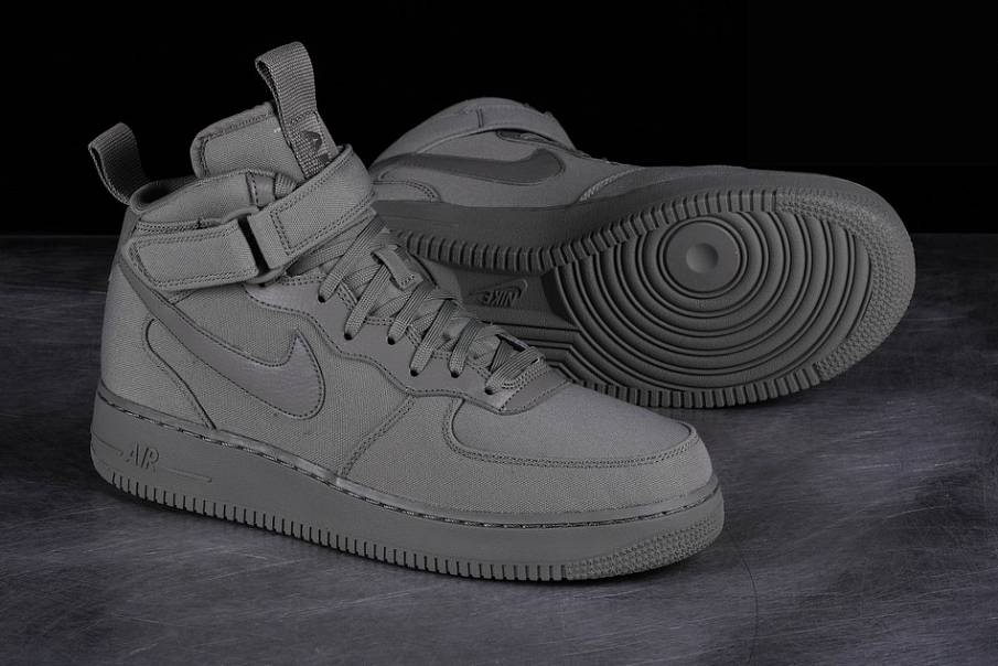 Фото № 2 с приближением к товару «‎Nike Air Force 1 ’07 Canvas Dark Stucco»