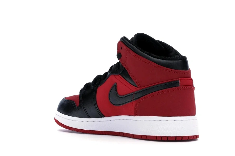 Фото № 6 с приближением к товару «‎Jordan 1 Mid Gym Red Black »