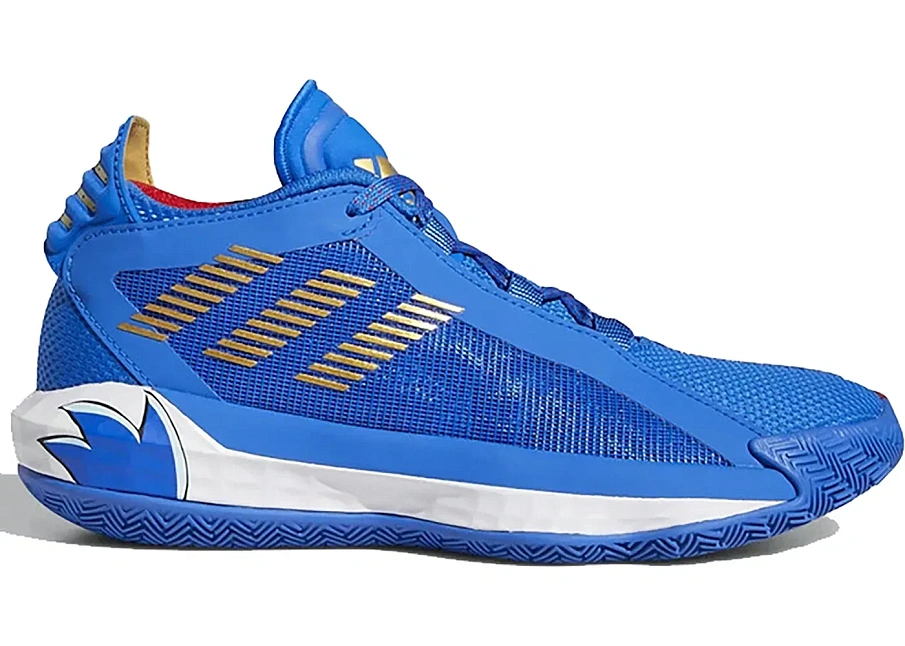 Фото № 1 с приближением к товару «‎adidas Dame 6 Sonic the Hedgehog»