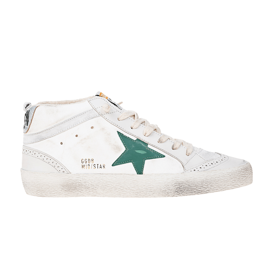 Фото № 1 с приближением к товару «‎Golden Goose Women's Mid Star Cream Green»
