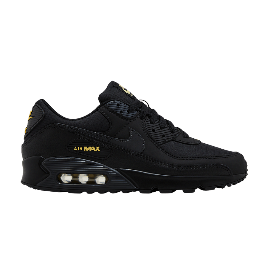 Фото № 1 с приближением к товару «‎Nike Air Max 90 Black Buff Gold»