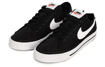 Nike Court Legacy Canvas shoes BlackWhite - 3