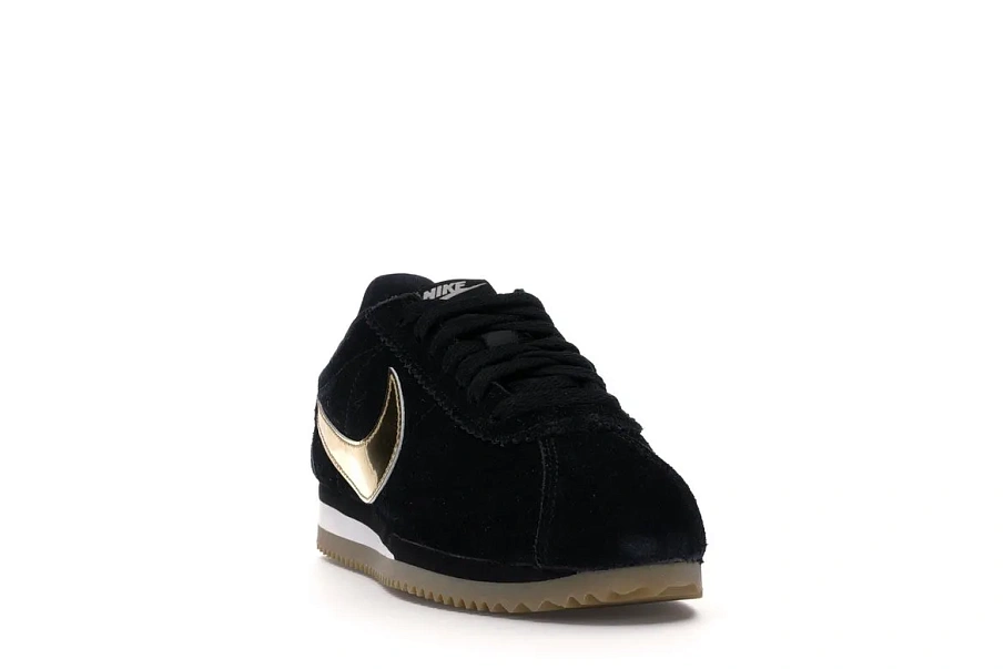 Фото № 4 с приближением к товару «‎Nike Classic Cortez Black Metallic Gold Gum »