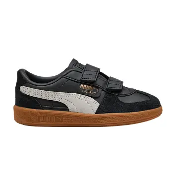 Puma Palermo Elevata Leather Little Kid Black Feather Grey Gum - 1